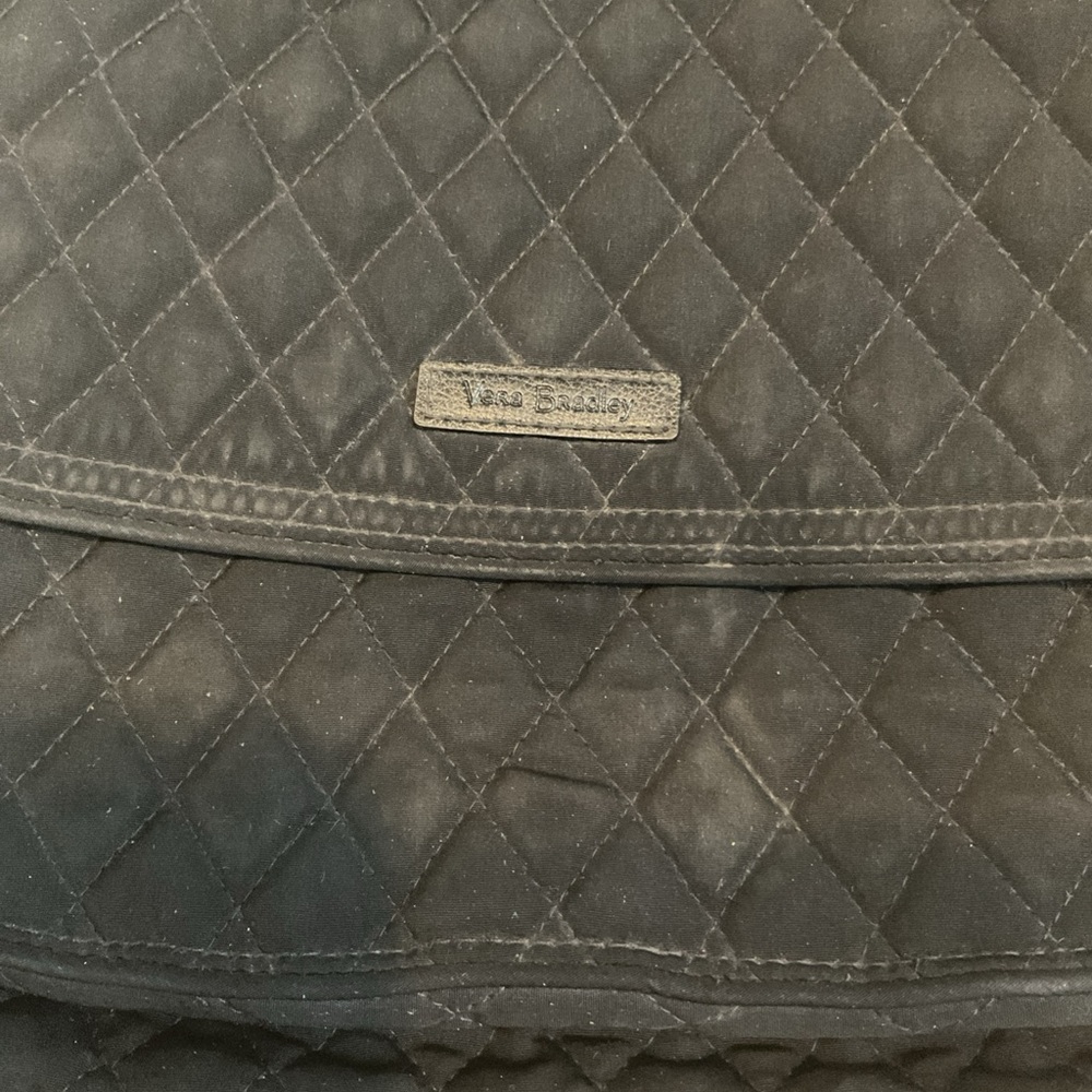 Vera Bradley Mailbag - Quilted Crossbody Bag - Black - Picture 3 of 6